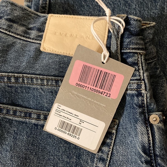 Everlane The 90's Cheeky Jean Organic Cotton Denim Jeans - Picture 9 of 9